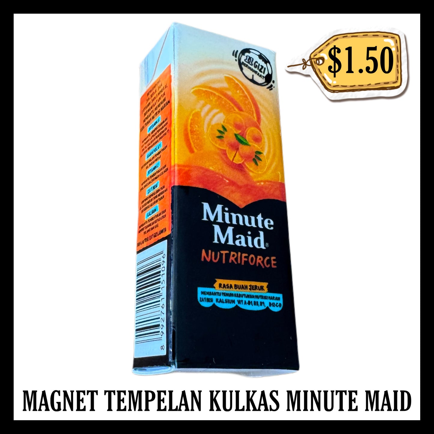 Magnet Tempelan Kulkas Minute Maid