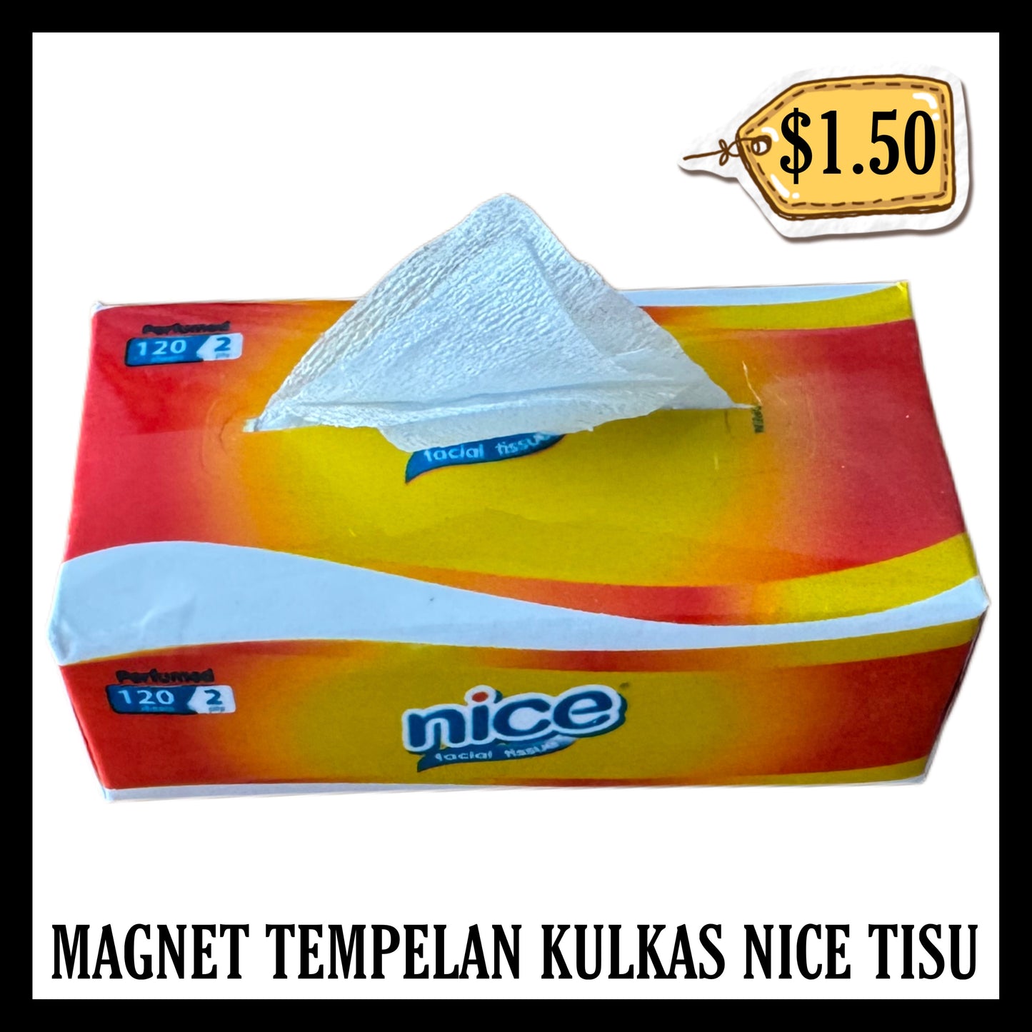 Magnet Tempelan Kulkas Nice Tisu