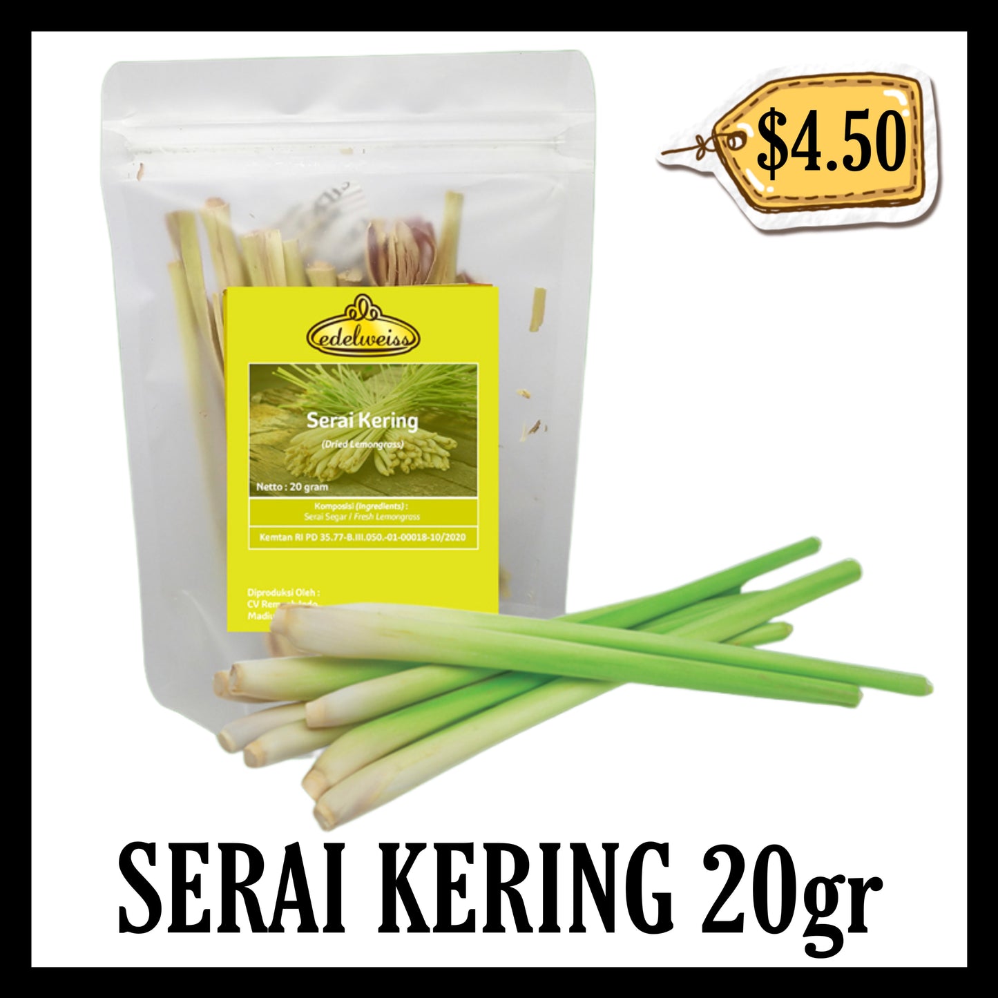 Edelweiss Serai Kering 20gr (BB END FEB 2027)