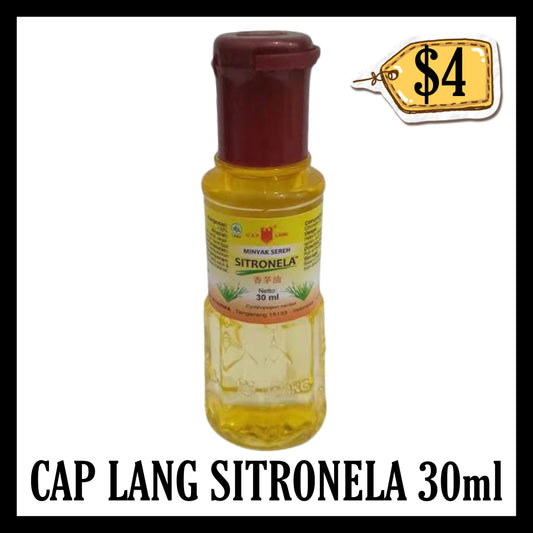 Cap Lang Sitronela 30ml (BB END FEB 2027)
