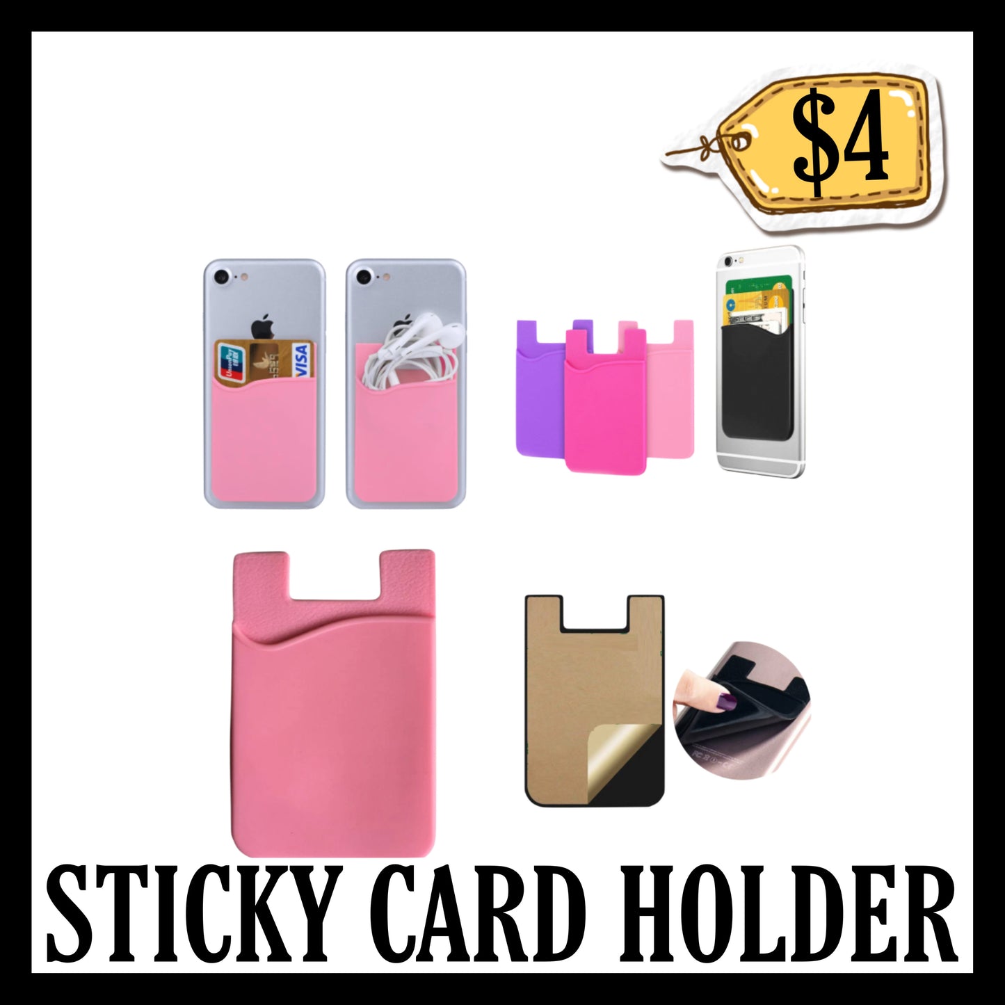 Sticky Card Holder