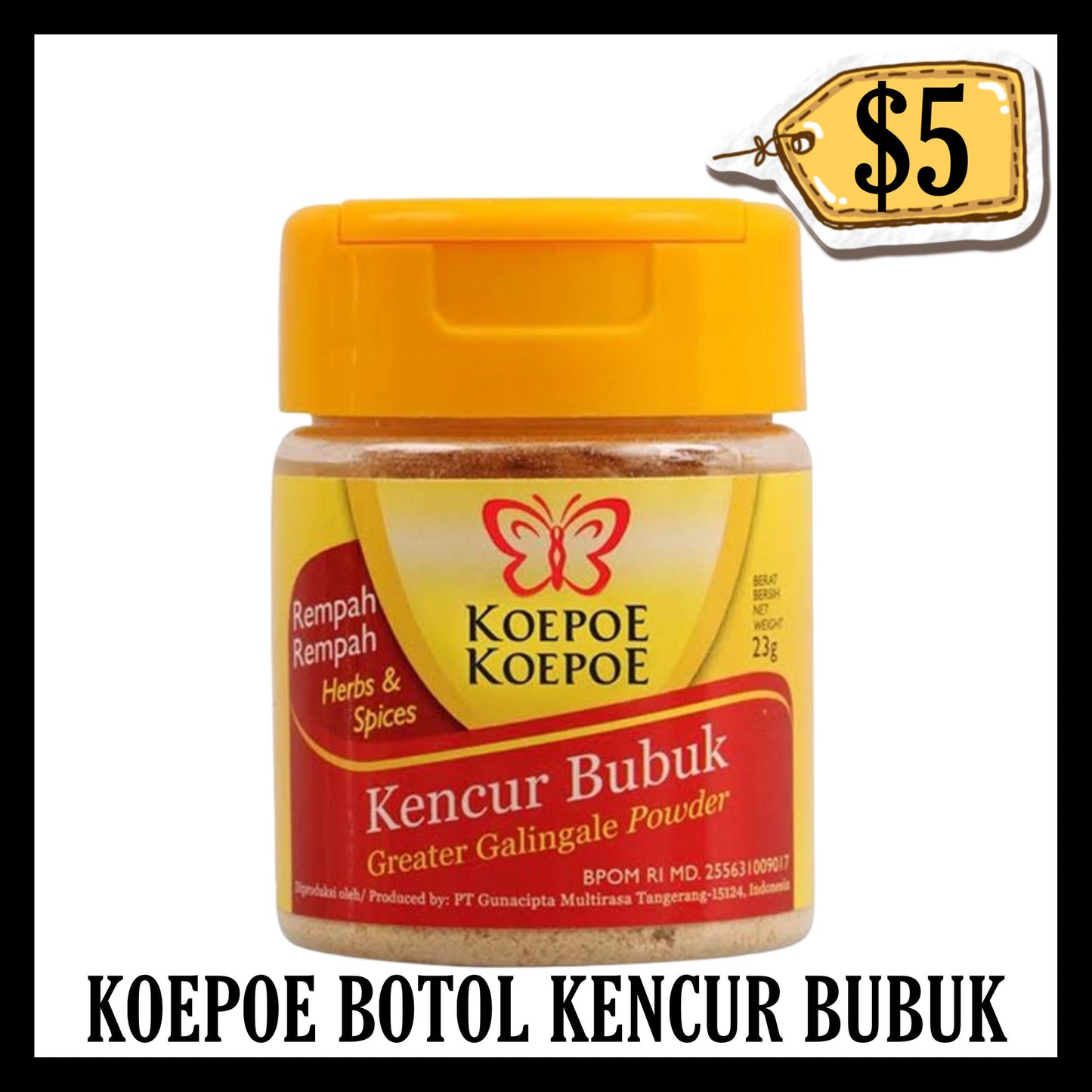 Koepoe Koepoe Kencur Bubuk (BBD 01 OCT 2026)