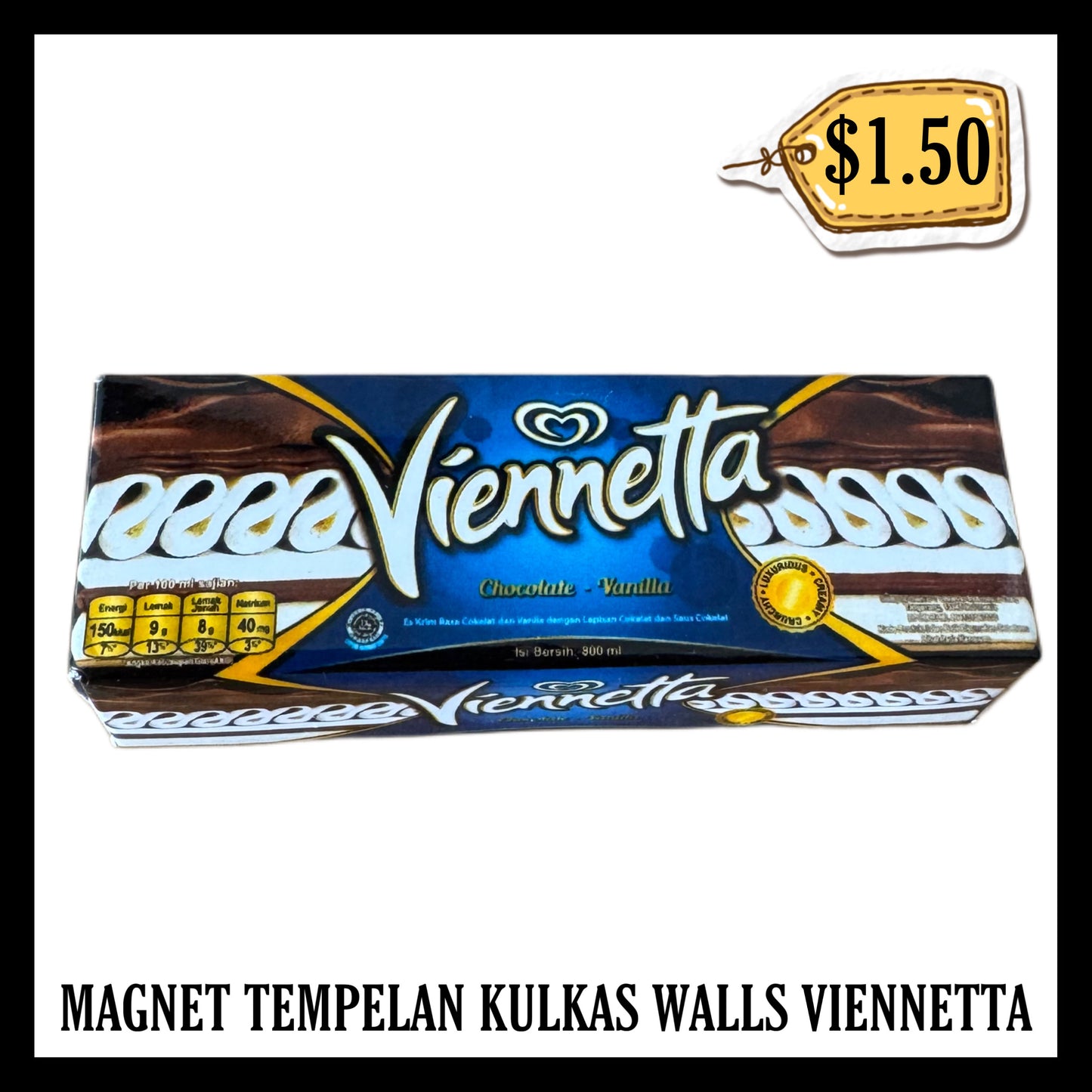 Magnet Tempelan Kulkas Walls Viennetta