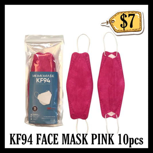 Face Mask Masker Kf94 Pink 10pcs