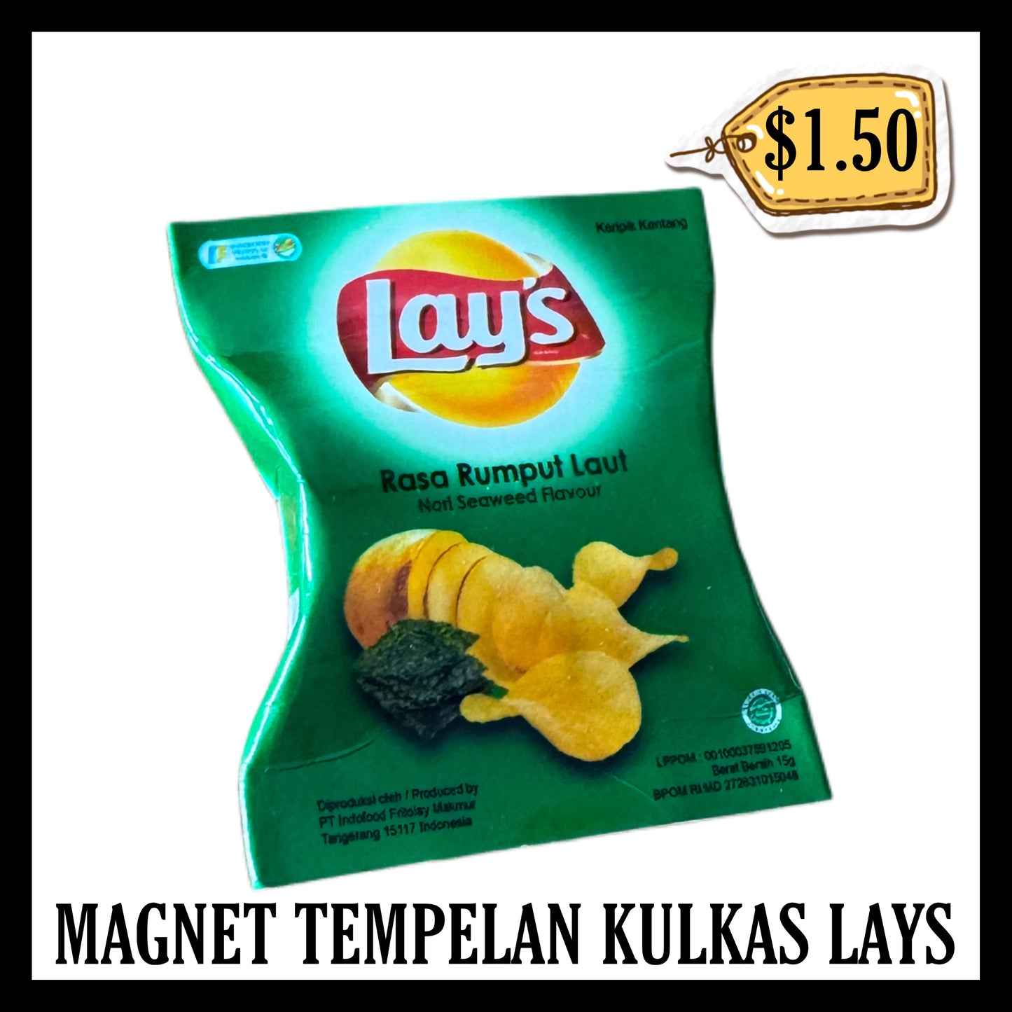 Magnet Tempelan Kulkas Lays