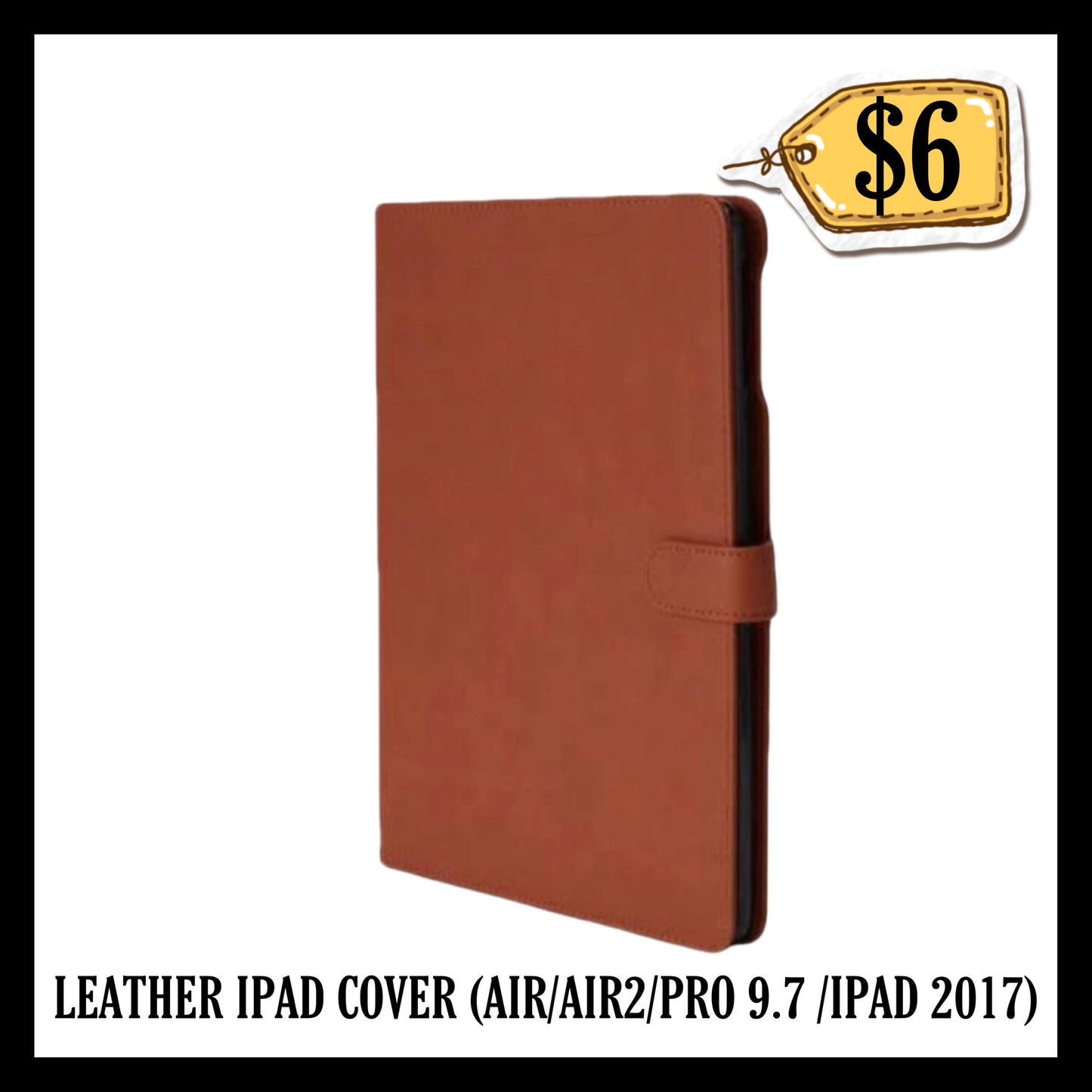 Ipad Leather Cover (Compatible For Air/Air2/Pro9.7/Ipad 2017)