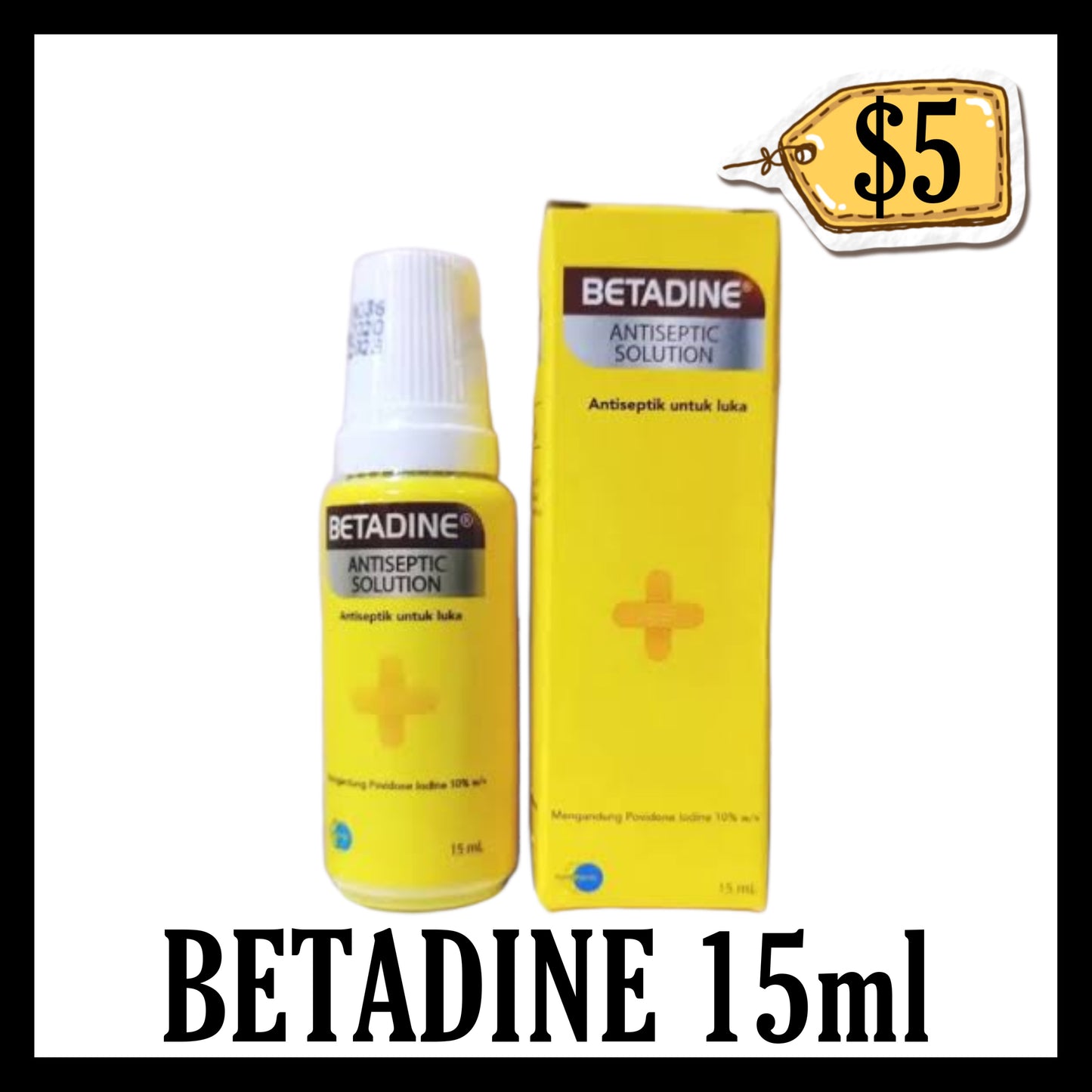 Betadine 15ml (BB END SEP 2027)