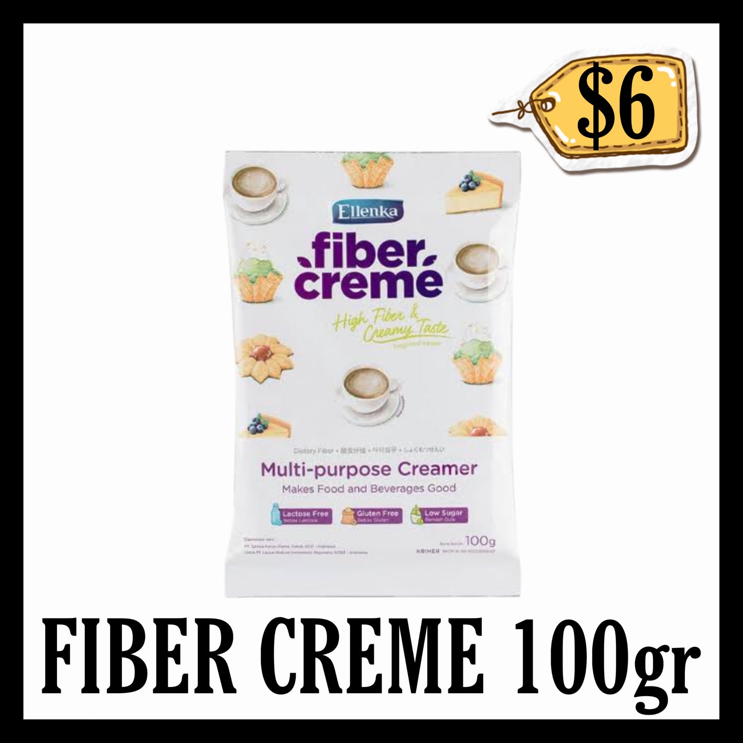 Fiber Creme 100gr (BBD 25 FEB 2028)