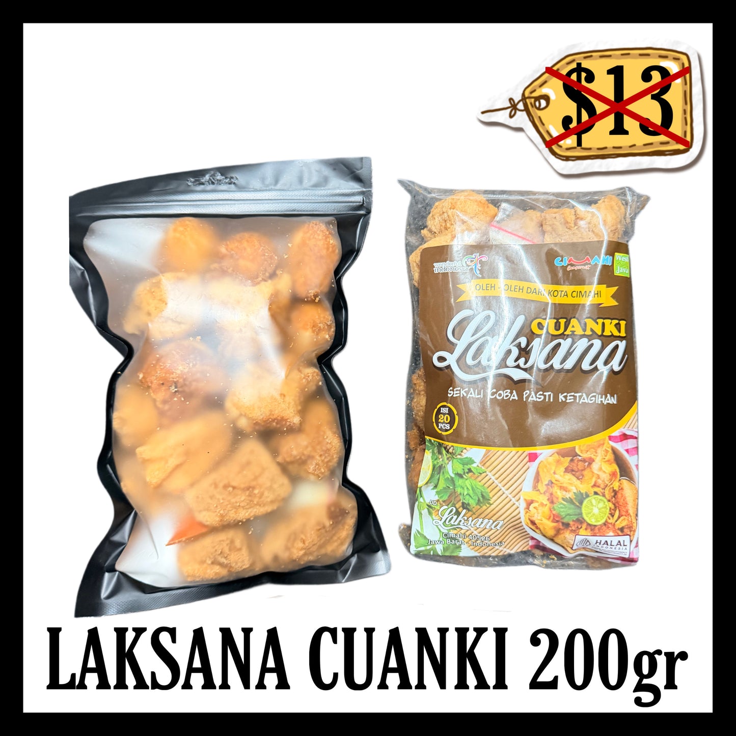 (REPACKED) Laksana Cuanki 200gr (BBD END FEB 2027)
