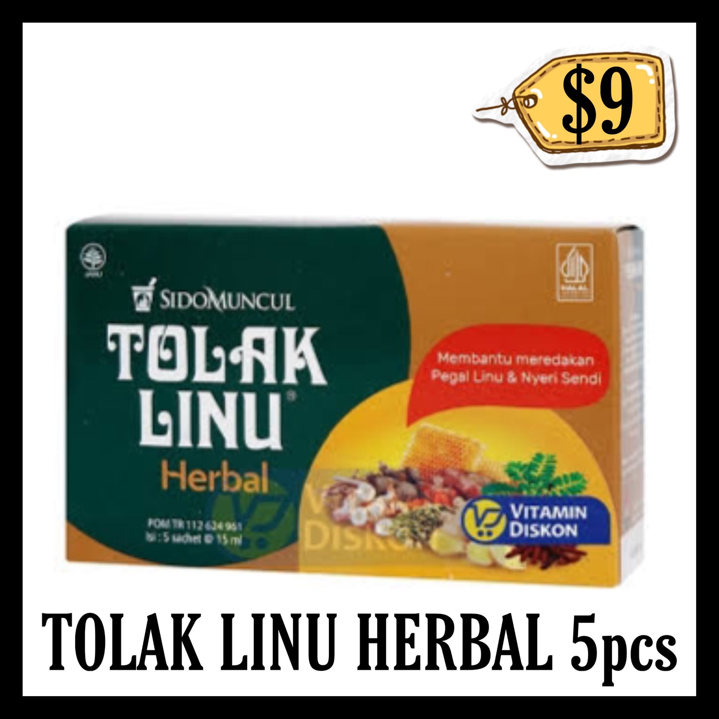 Tolak Linu Herbal 5pcs (BB END OCT 2025)