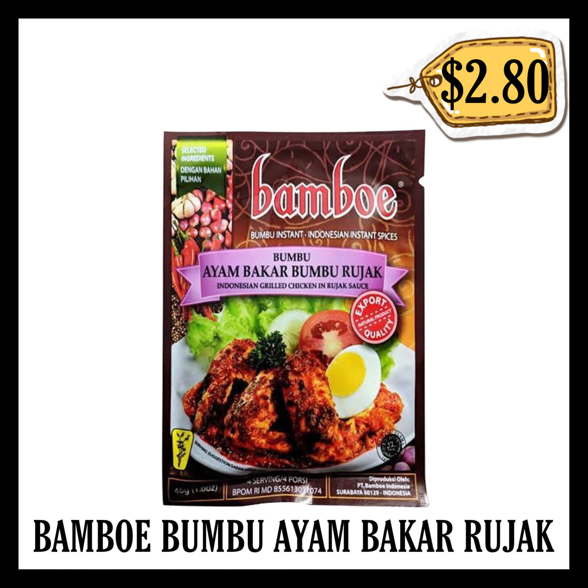 Bamboe Bumbu Ayam Bakar Bumbu Rujak (BBD 12 NOV 2027)