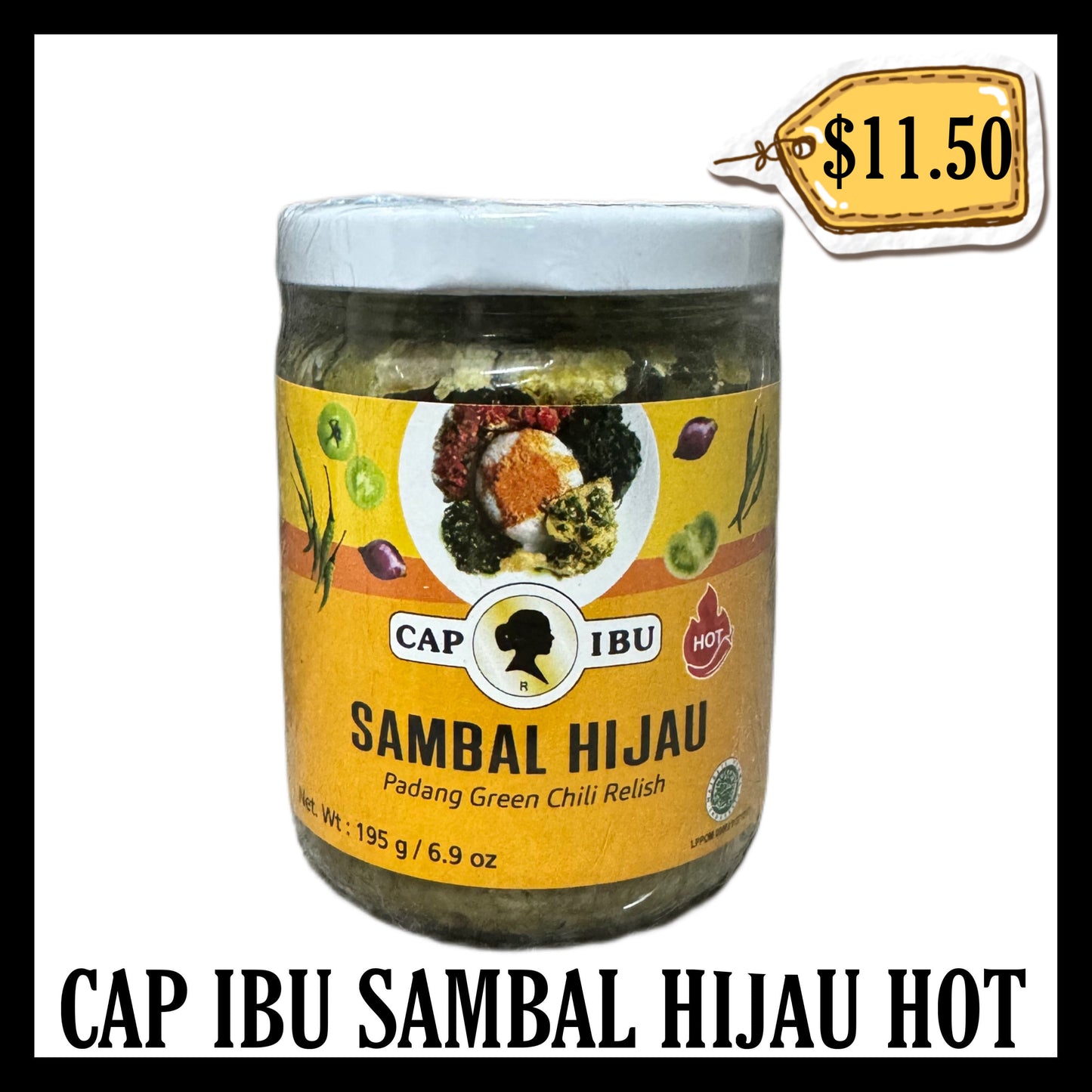Cap Ibu Sambal Hijau Hot (BBD 15 NOV 2026)