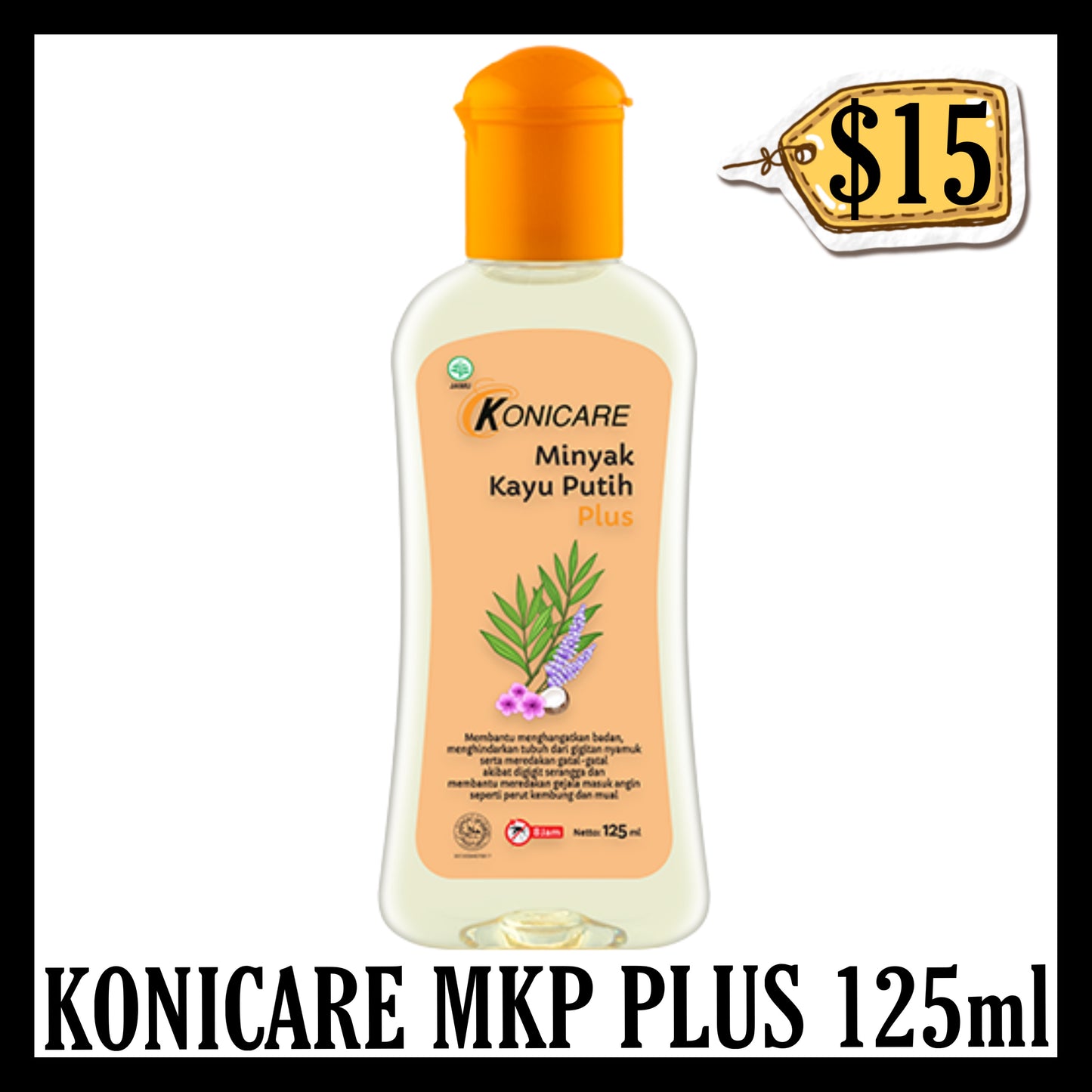 Konicare Minyak Kayu Putih Plus 125ml Besar (BB END DEC 2026)