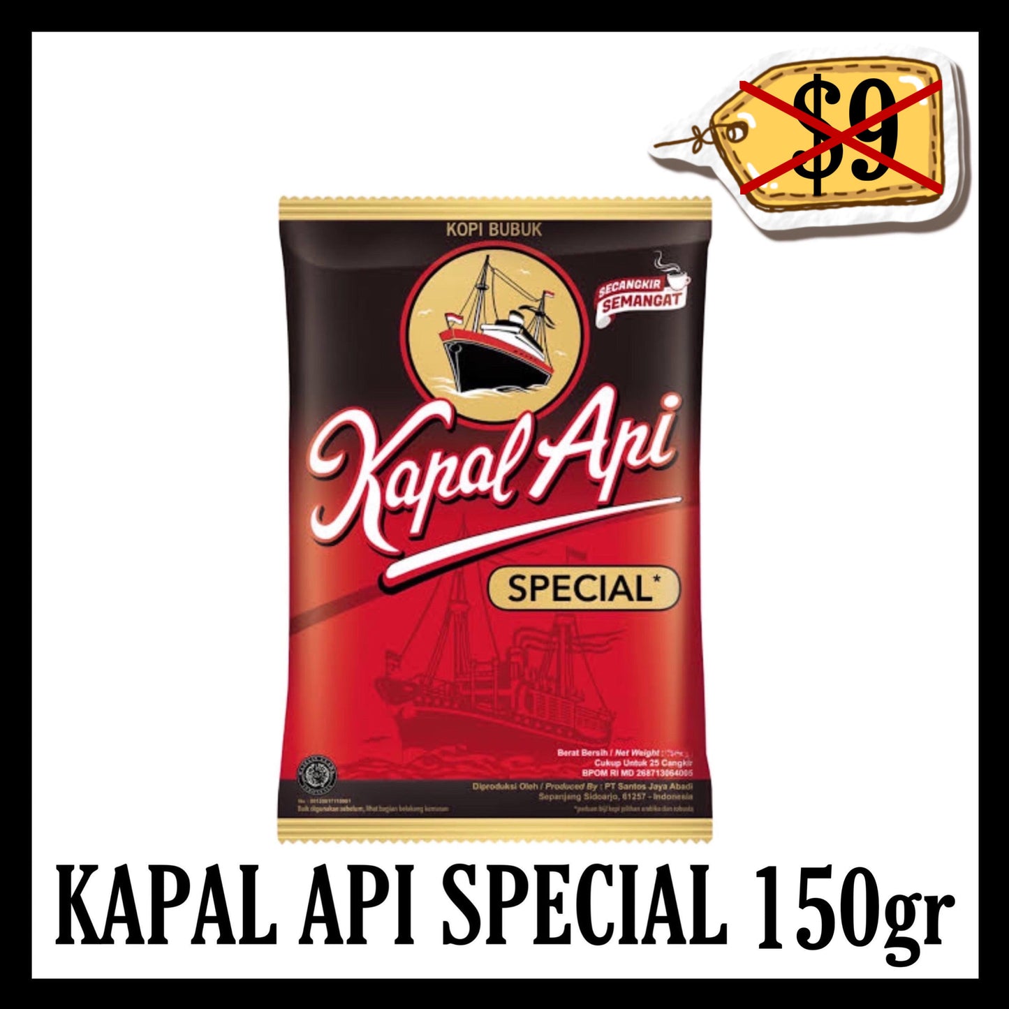 (BLACK FRIDAY SALE 30% OFF) Kapal Api Special 150gr (BBD 19 FEB 2026)