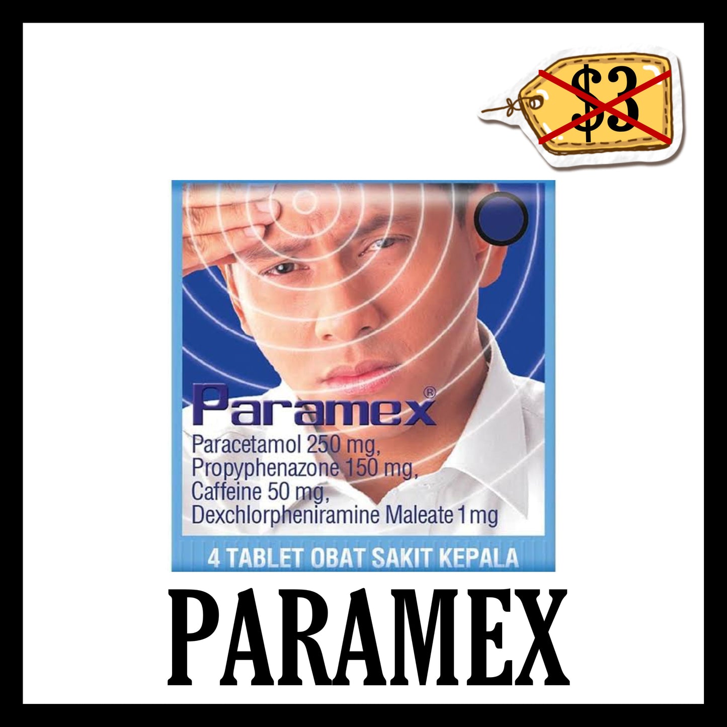 (BLACK FRIDAY SALE 30% OFF) Paramex Obat Sakit Kepala (BBD END FEB 2026)