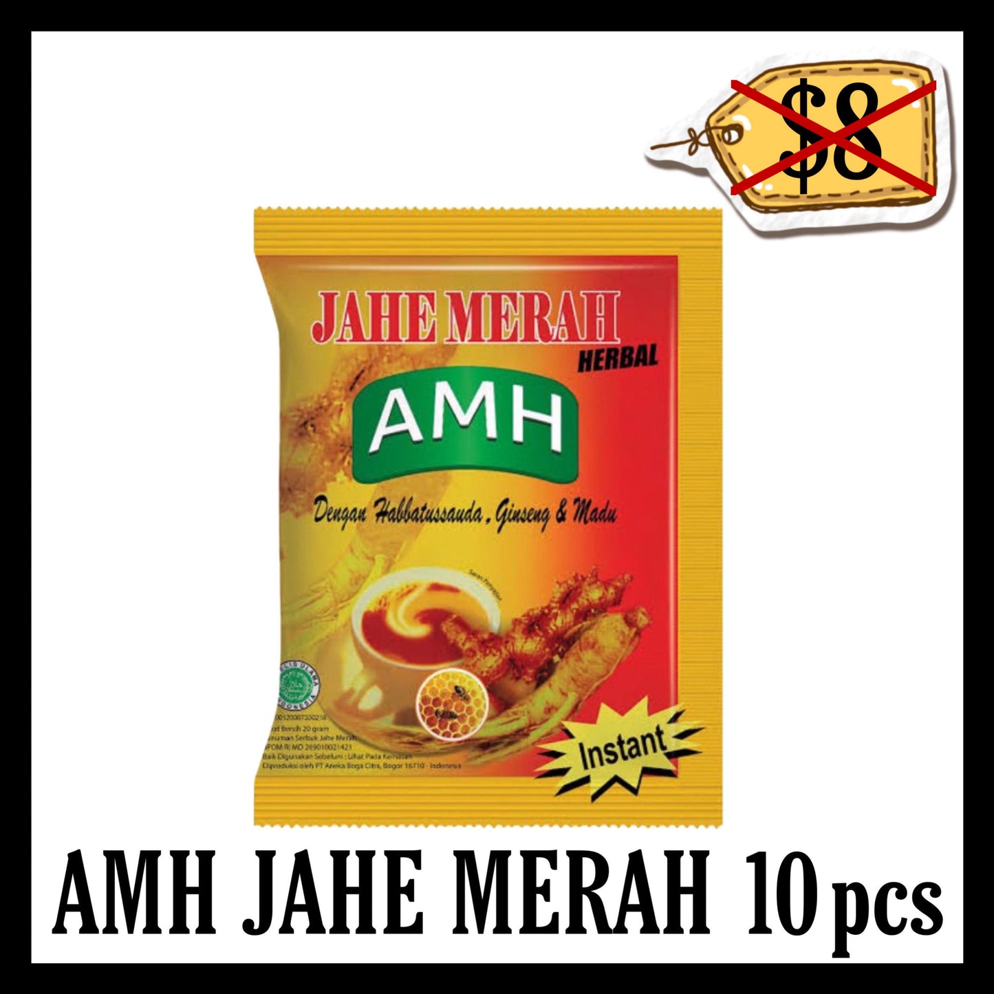 (BLACK FRIDAY SALE 30% OFF) Amh Jahe Merah 10pcs (BBD END APR 2026)