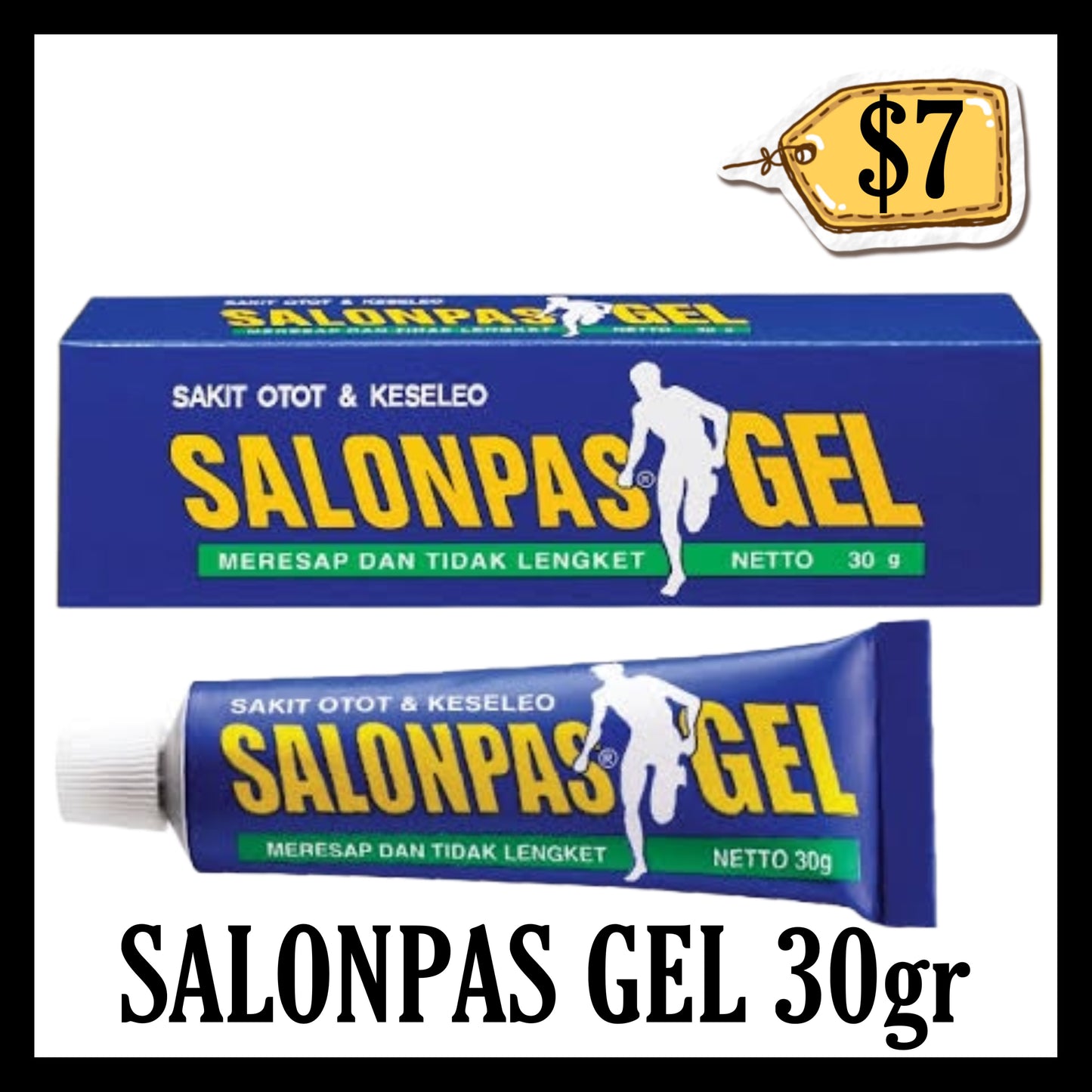 Salonpas Gel 30gr (BB END FEB 2027)