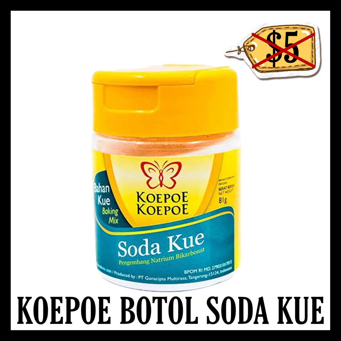 (BLACK FRIDAY SALE 30% OFF) Koepoe Koepoe Soda Kue(BBD 23 APR 2026)