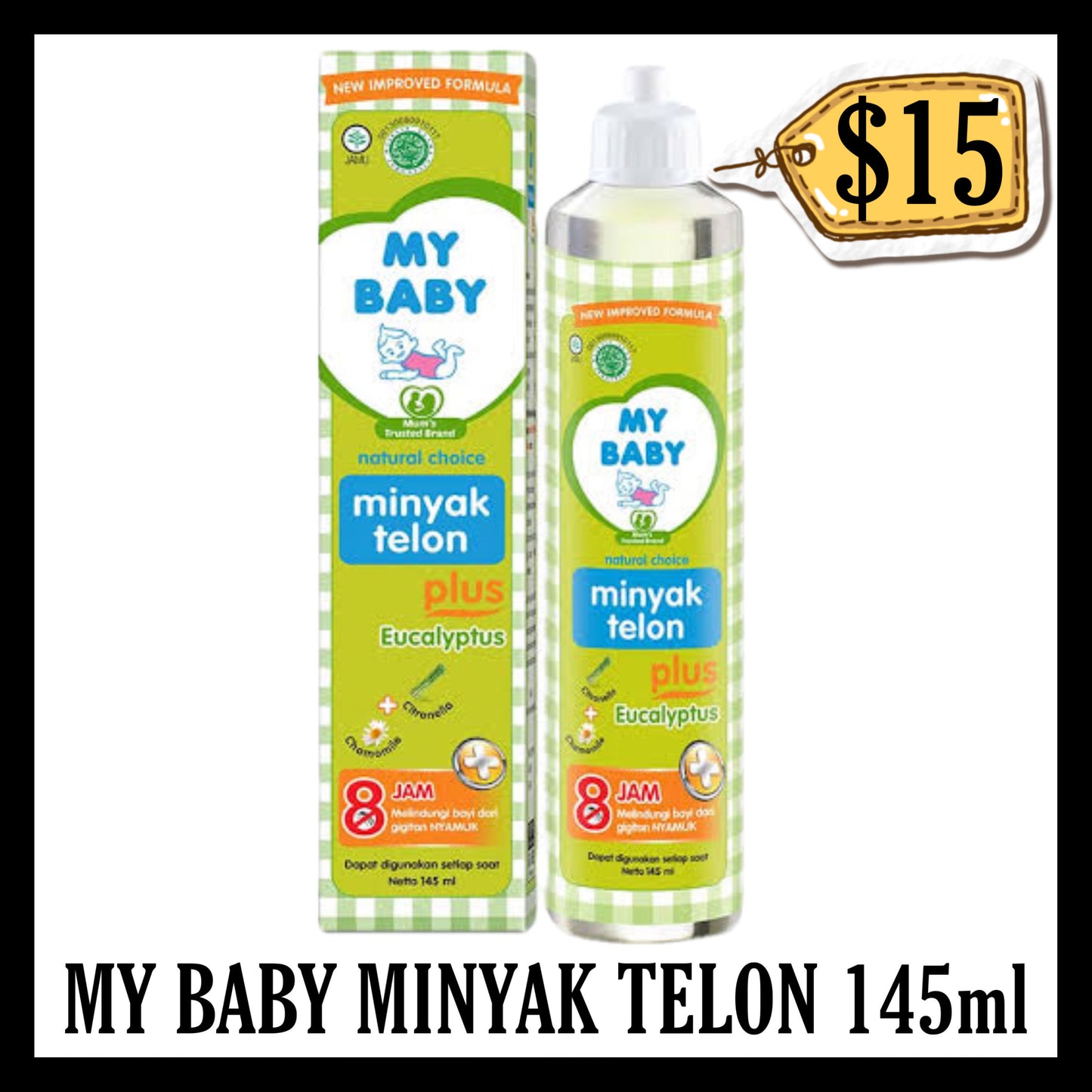 My Baby Minyak Telon 145ml (BBD END FEB 2028)
