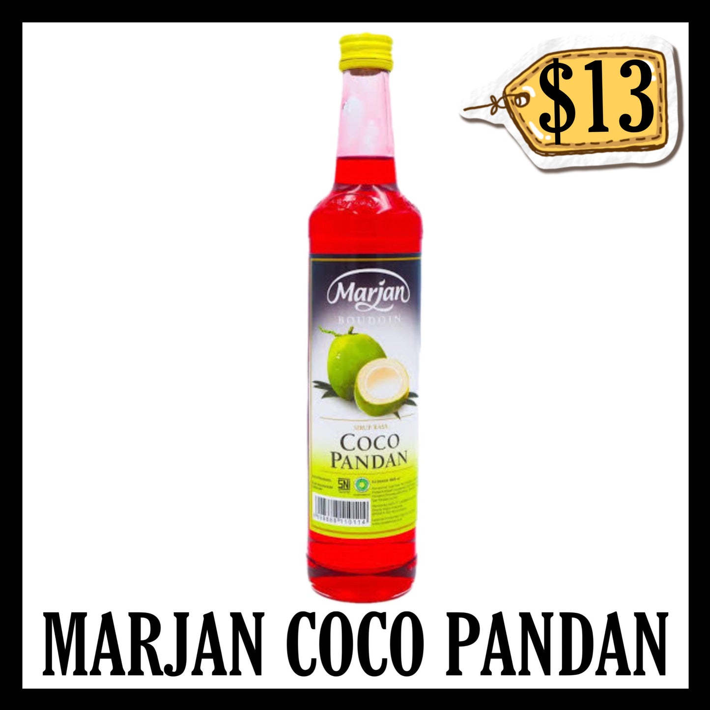Marjan Sirup Coco Pandan (Merah)(BB 16 OCT 2027)