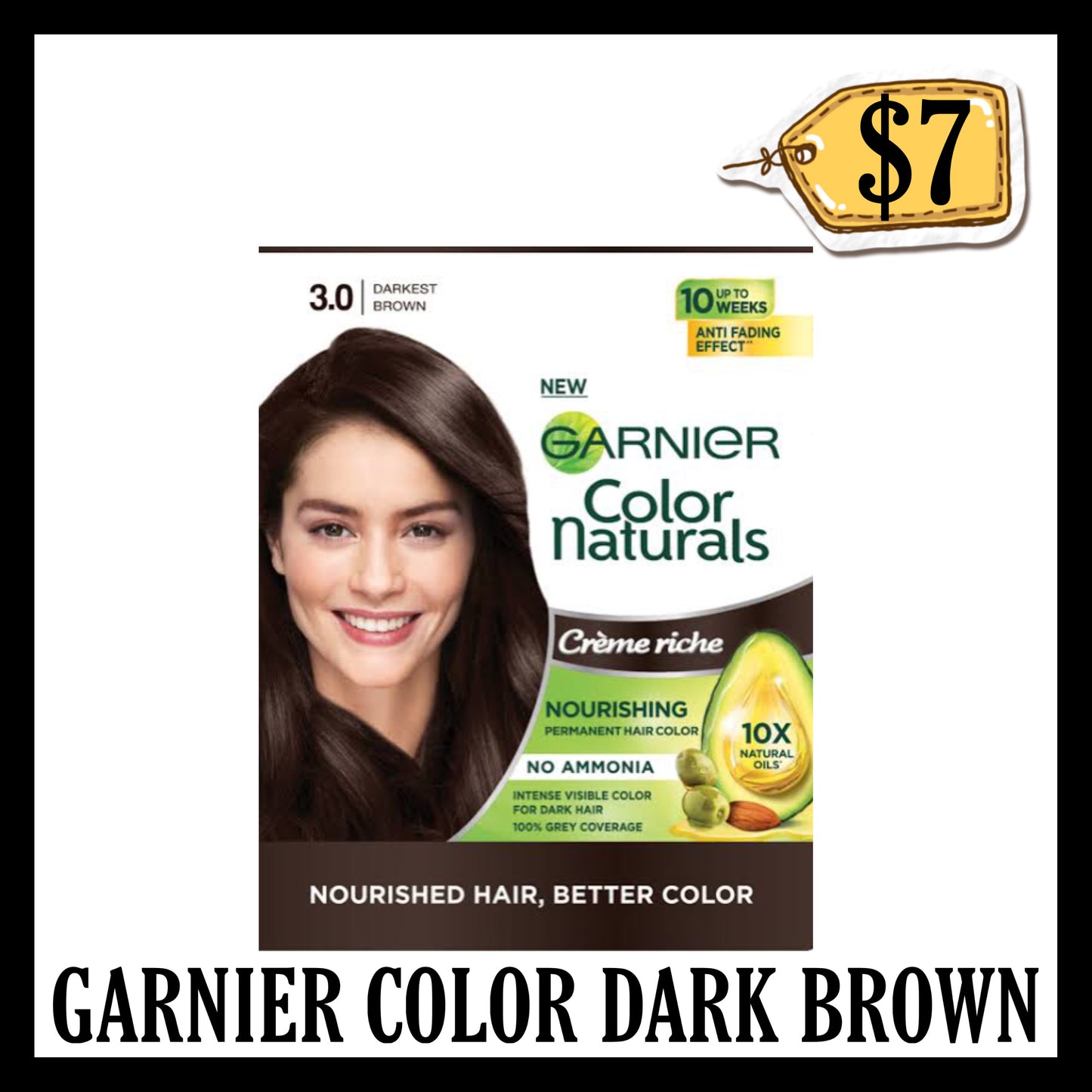 Garnier Color Dark Brown (BB END DEC 2027)