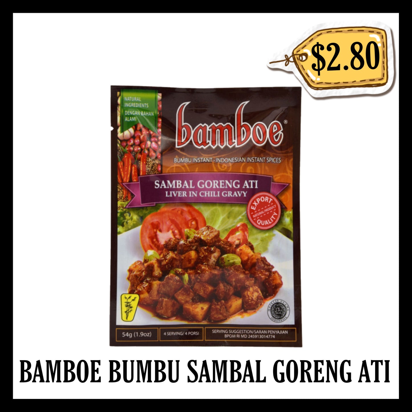 Bamboe Bumbu Sambal Goreng Ati (BBD 07 DEC 2027)