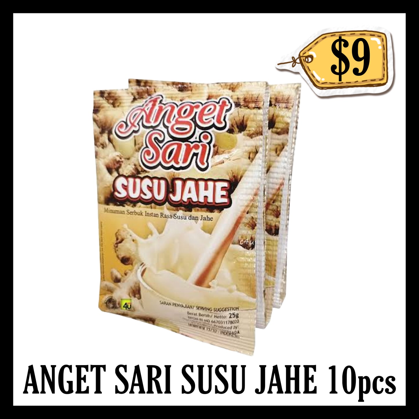 Anget Sari Susu Jahe 10pcs (BBD 09 SEP 2027)