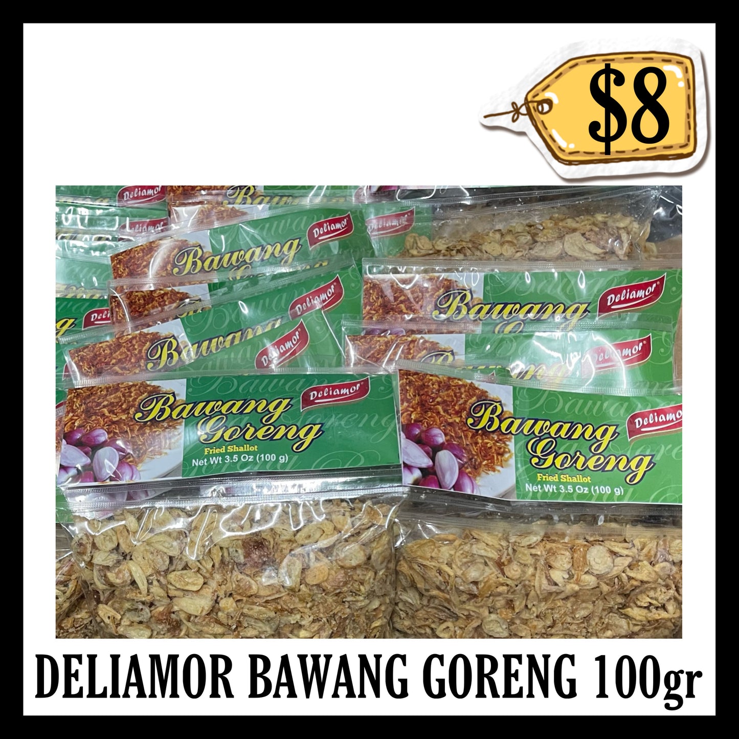 Deliamor Bawang Goreng 100gr (BBD 10 MAY 2027)