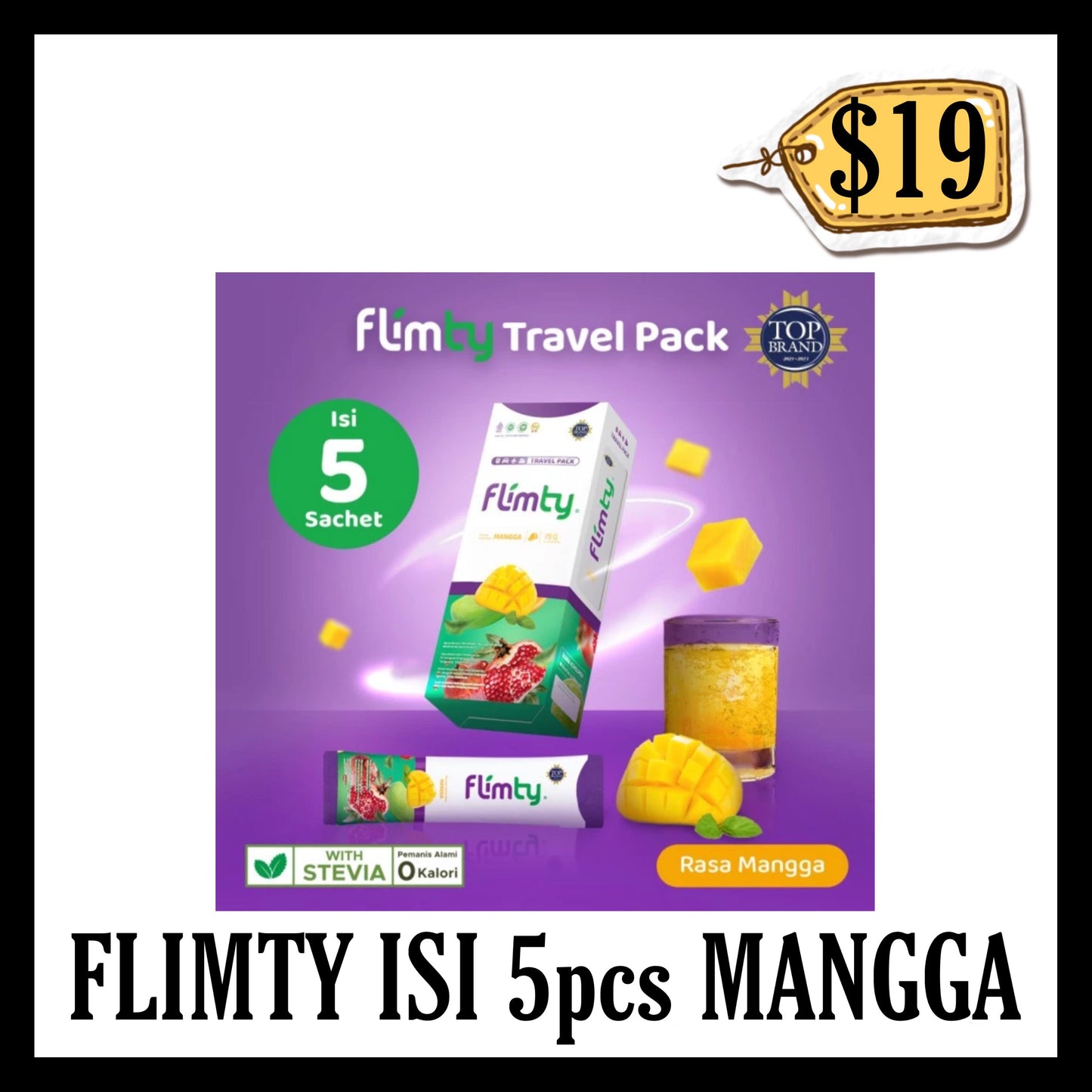 Flimty isi 5pcs Mangga (BB 12 SEP 2026)