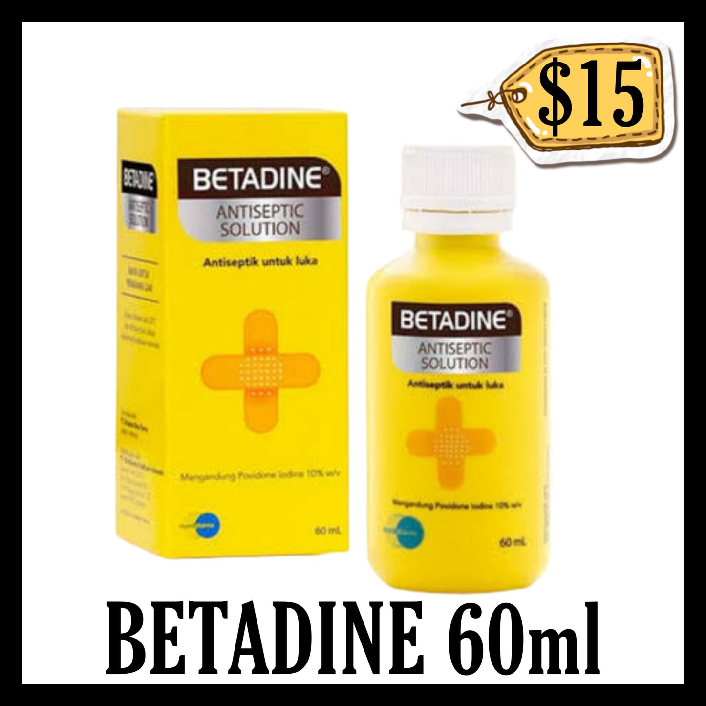 Betadine 60ml (BB END AUG 2027)