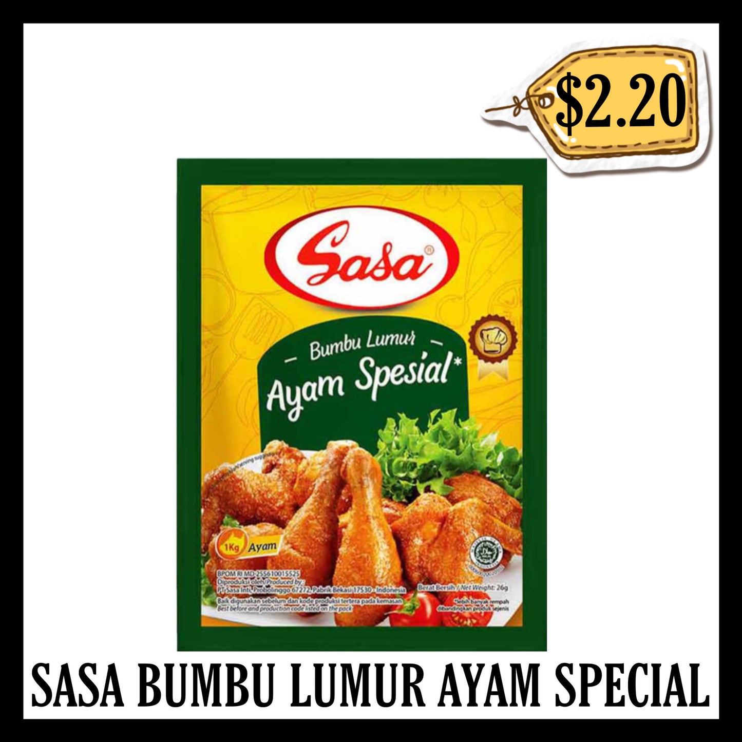Sasa Bumbu Lumur Ayam Special (BBD 03 NOV 2026)