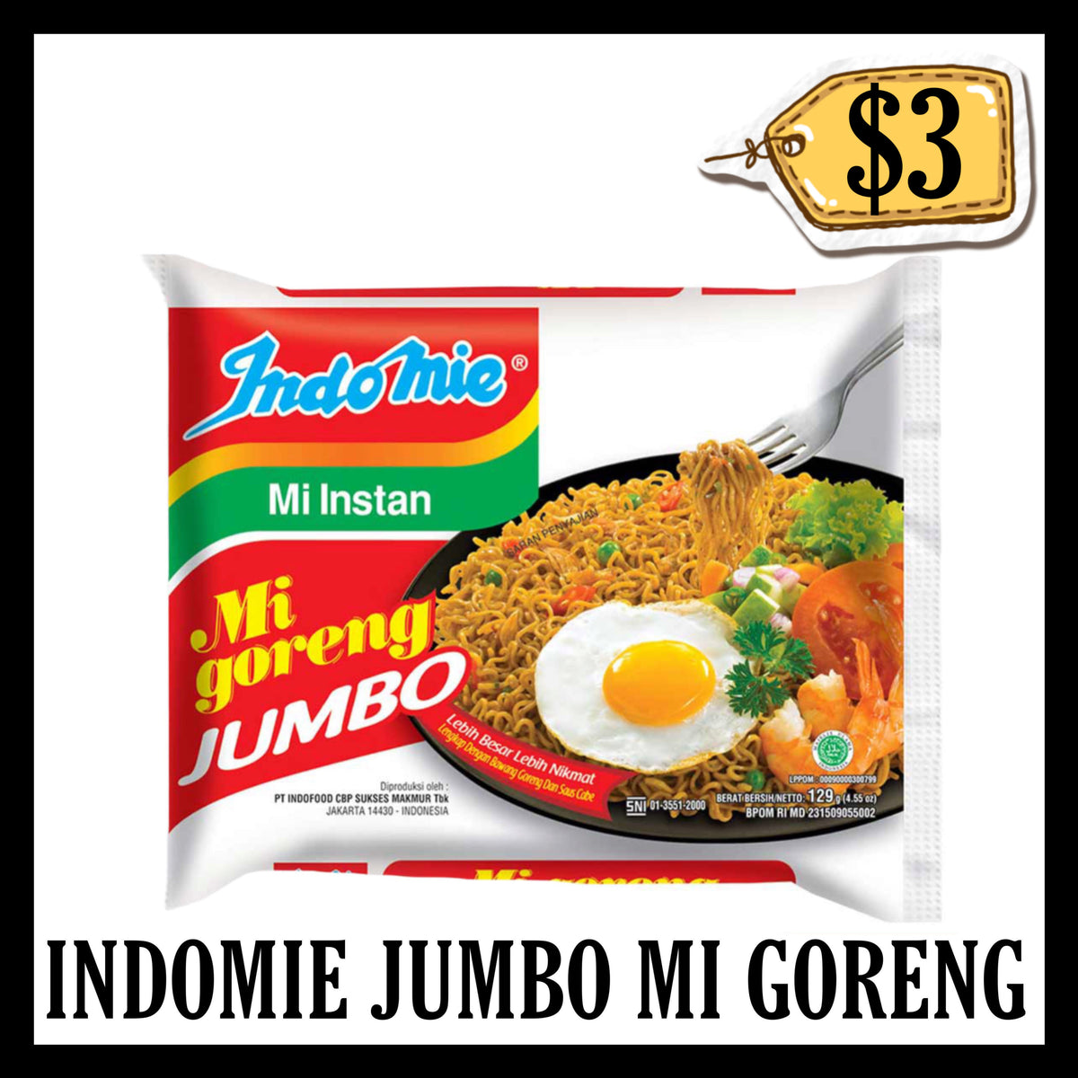 Indomie Jumbo Mi Goreng (BBD