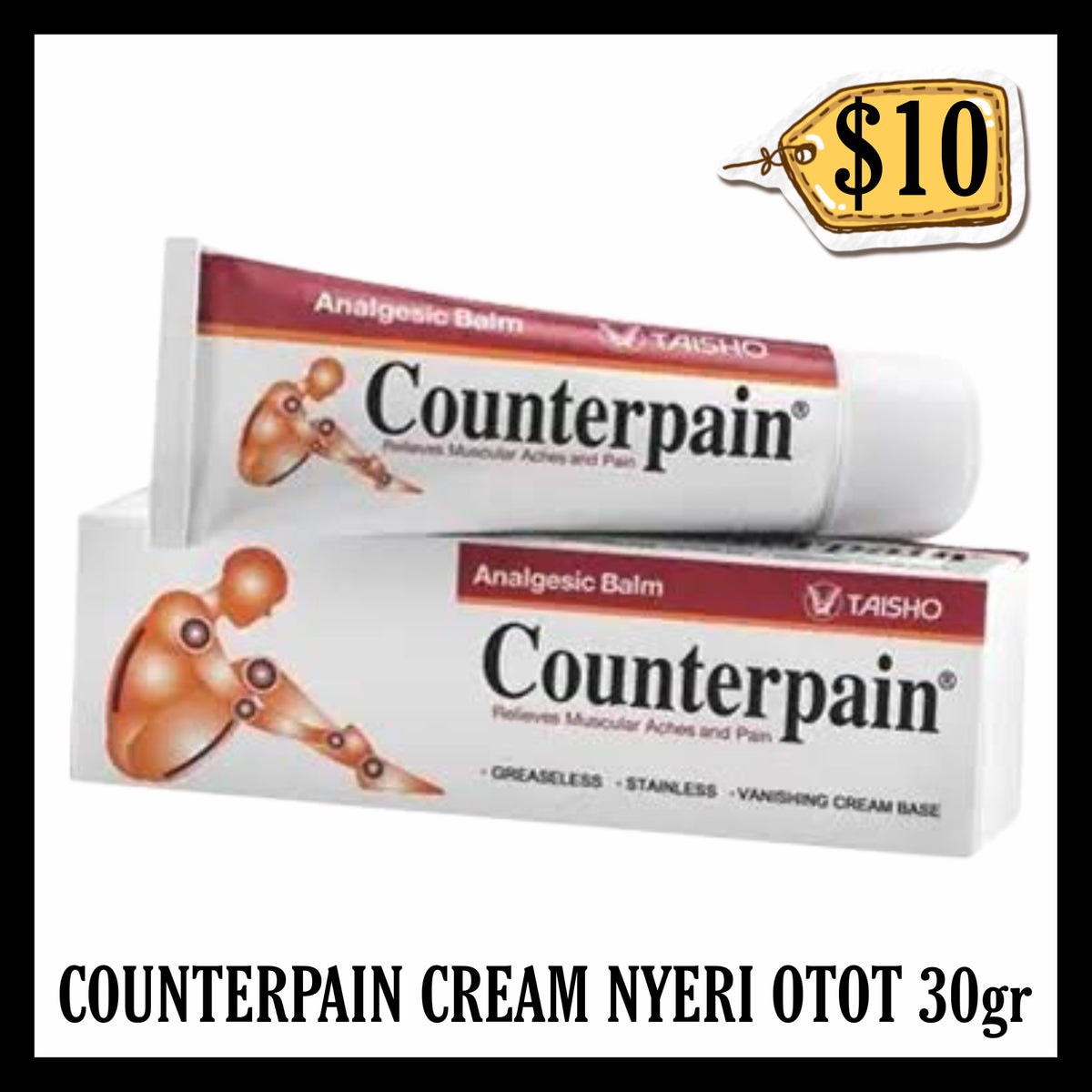 Counterpain Cream Nyeri Otot 30gr (BBD END MAR 2029)