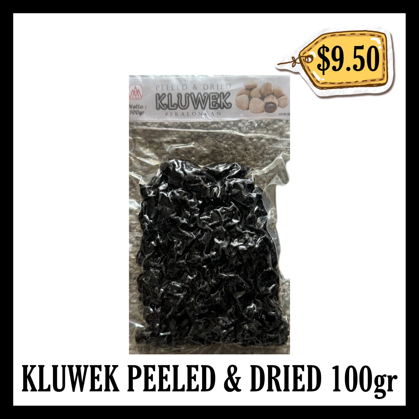 Kluwek Peeled & Dried 100gr