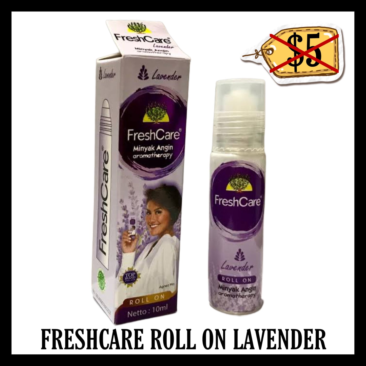 (SALE 20% OFF) Freshcare Roll On Lavender (BB END OCT 2025)