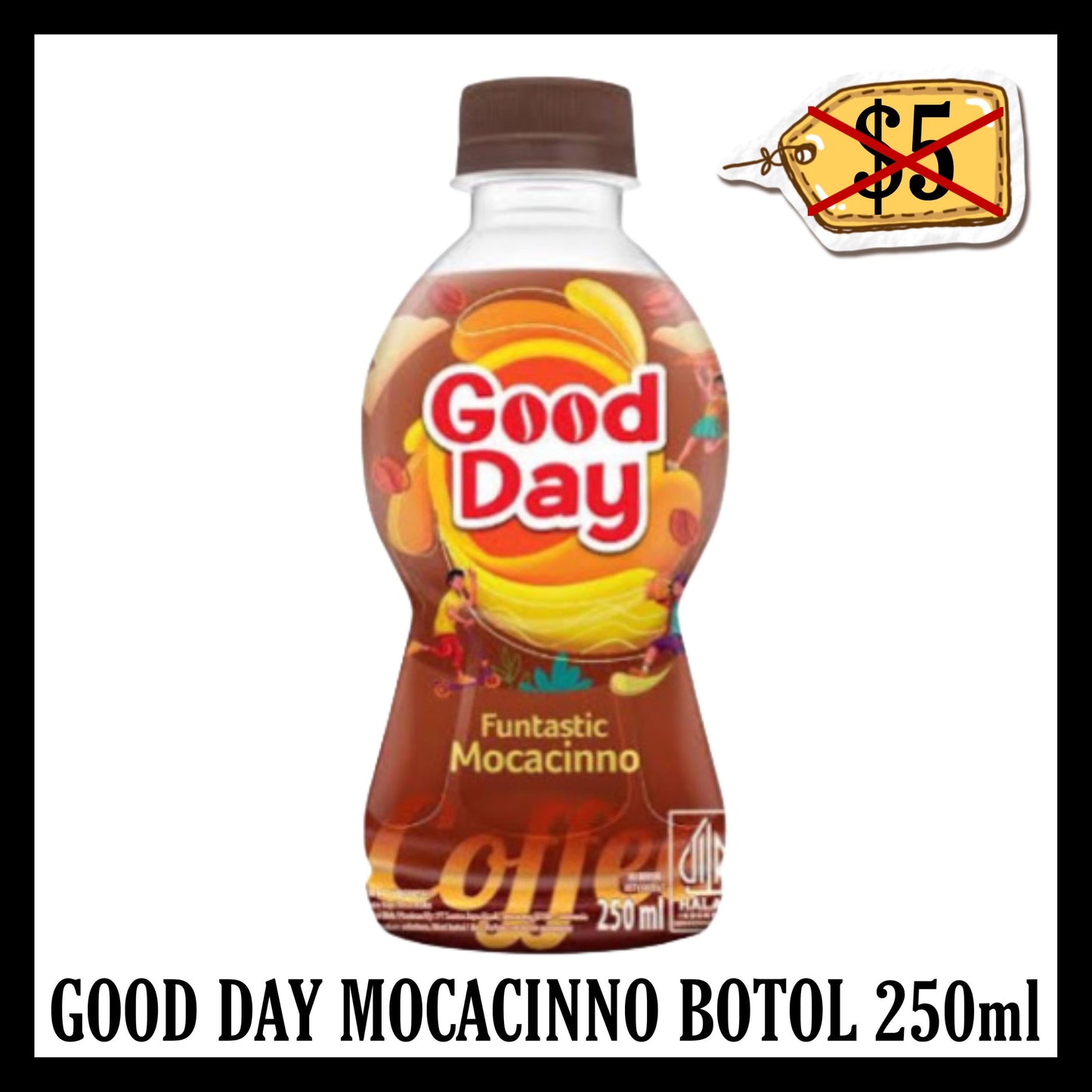 (SALE 20% OFF) Good Day Mocacinno Botol 250ml (BB 24 OCT 2025)