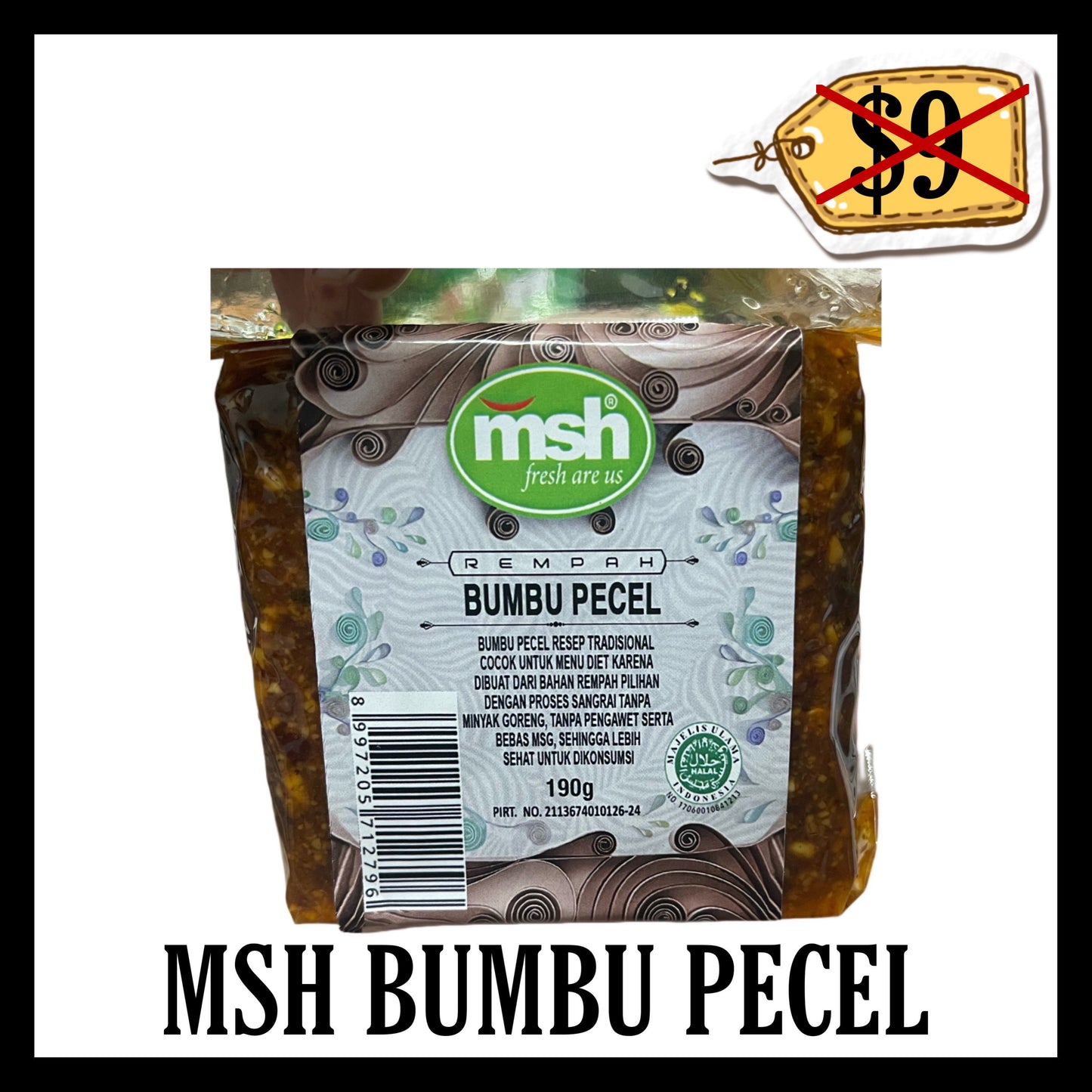 (SALE 20% OFF) Msh Bumbu Pecel (BB END OCT 2025)