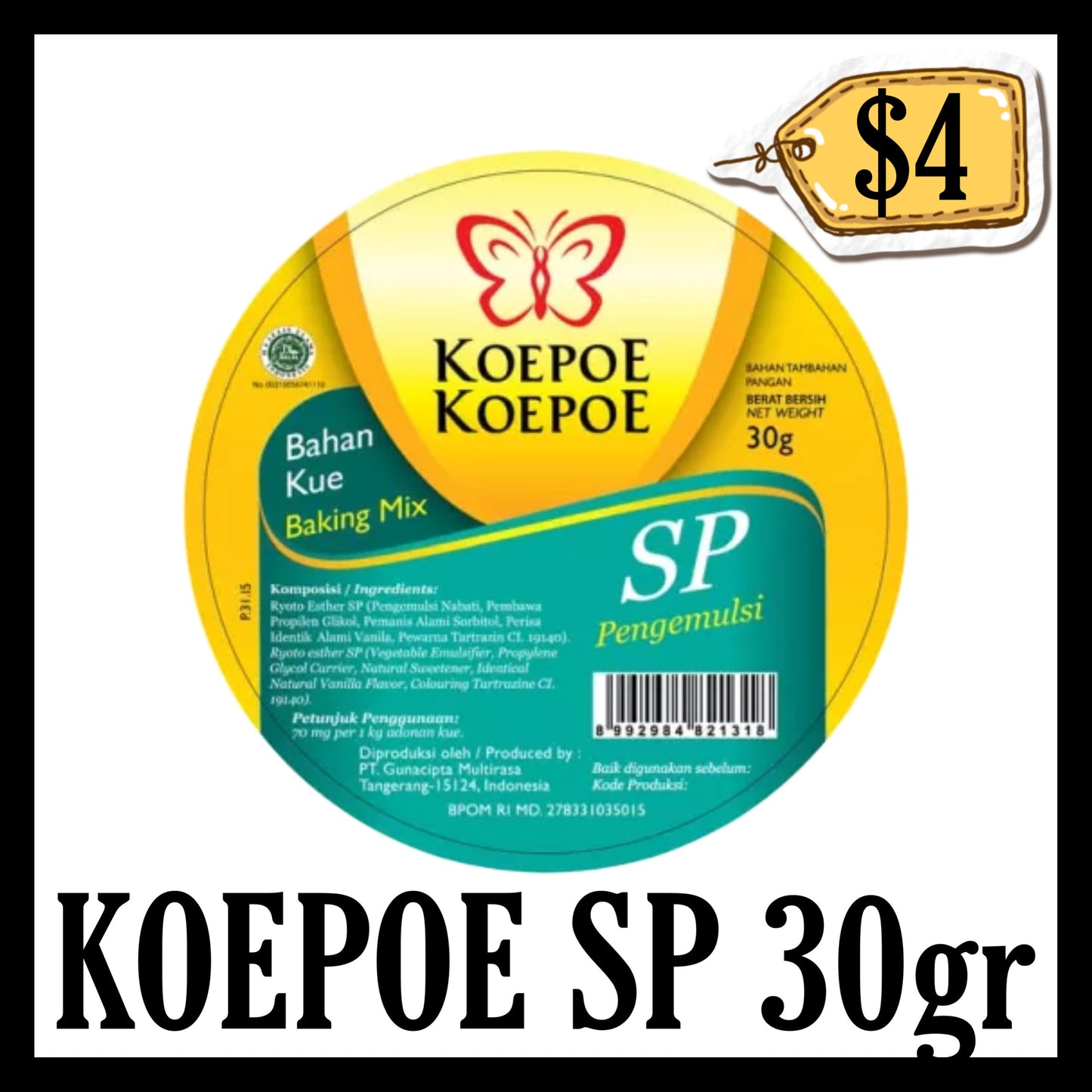 Koepoe Koepoe Sp 30gr Kecil (BBD 09 OCT 2027)