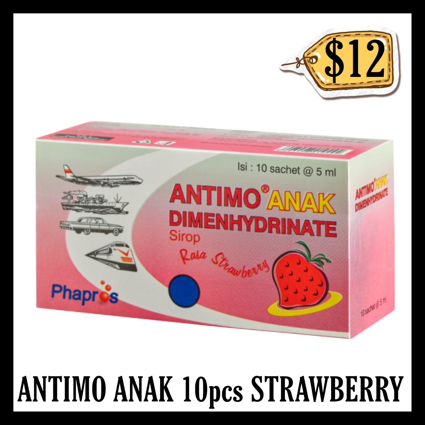 Antimo Anak 10pcs Strawberry (BBD END JUN 2026)