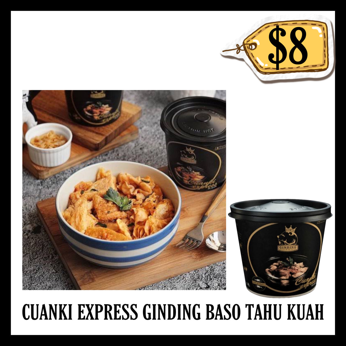 Cap Ginding Cuanki Express Baso Tahu Kuah (BBD 10 JUN 2027)