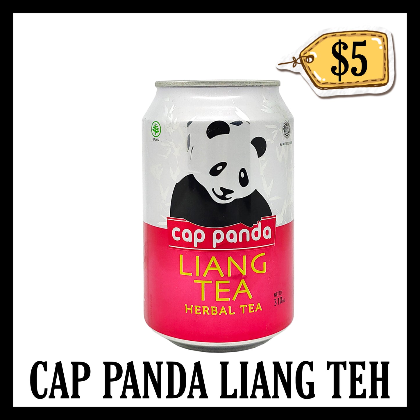 Cap Panda Liang Teh Kaleng