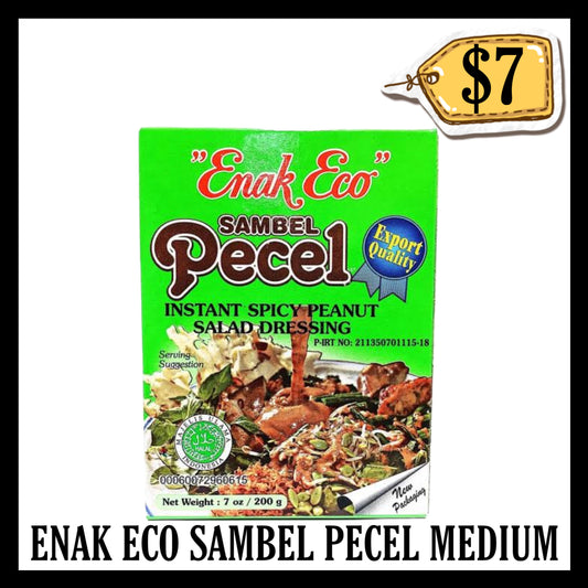 Enak Eco Sambel Pecel Medium Hot 200gr (BB 23 MAY 2026)