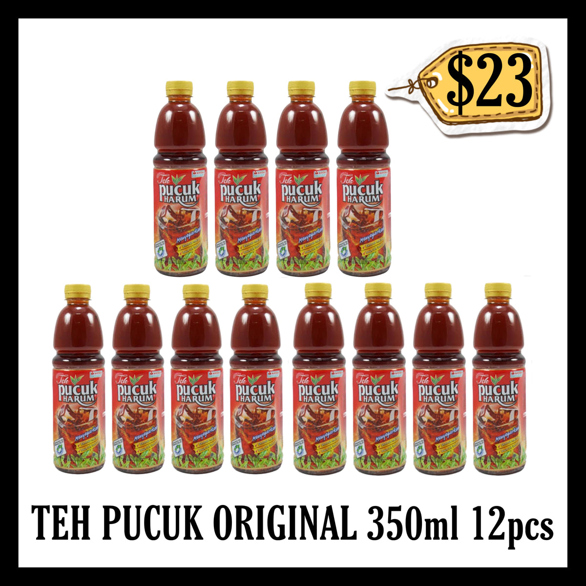 Teh Pucuk Original 350ml 12pcs (BBD END APR 2027)