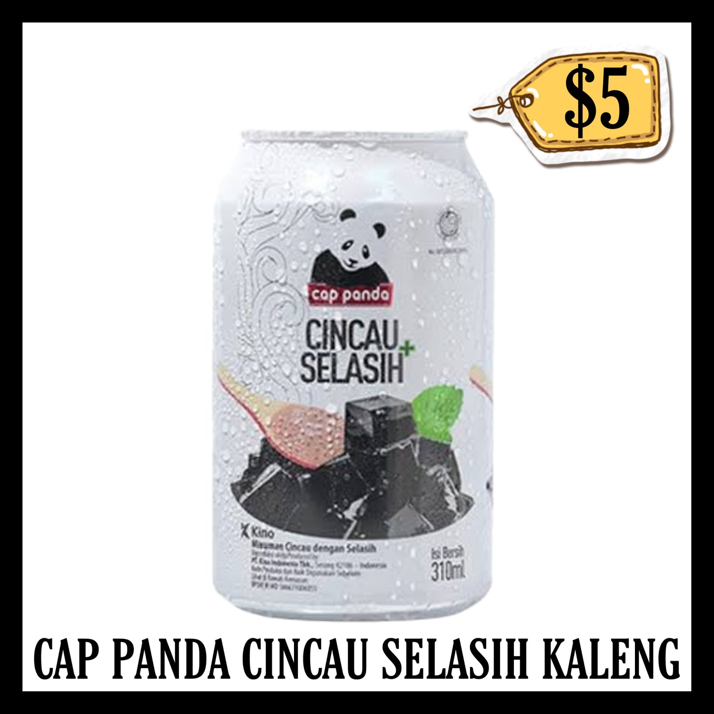Cap Panda Cincau Selasih Kaleng (BBD END MAY 2028)