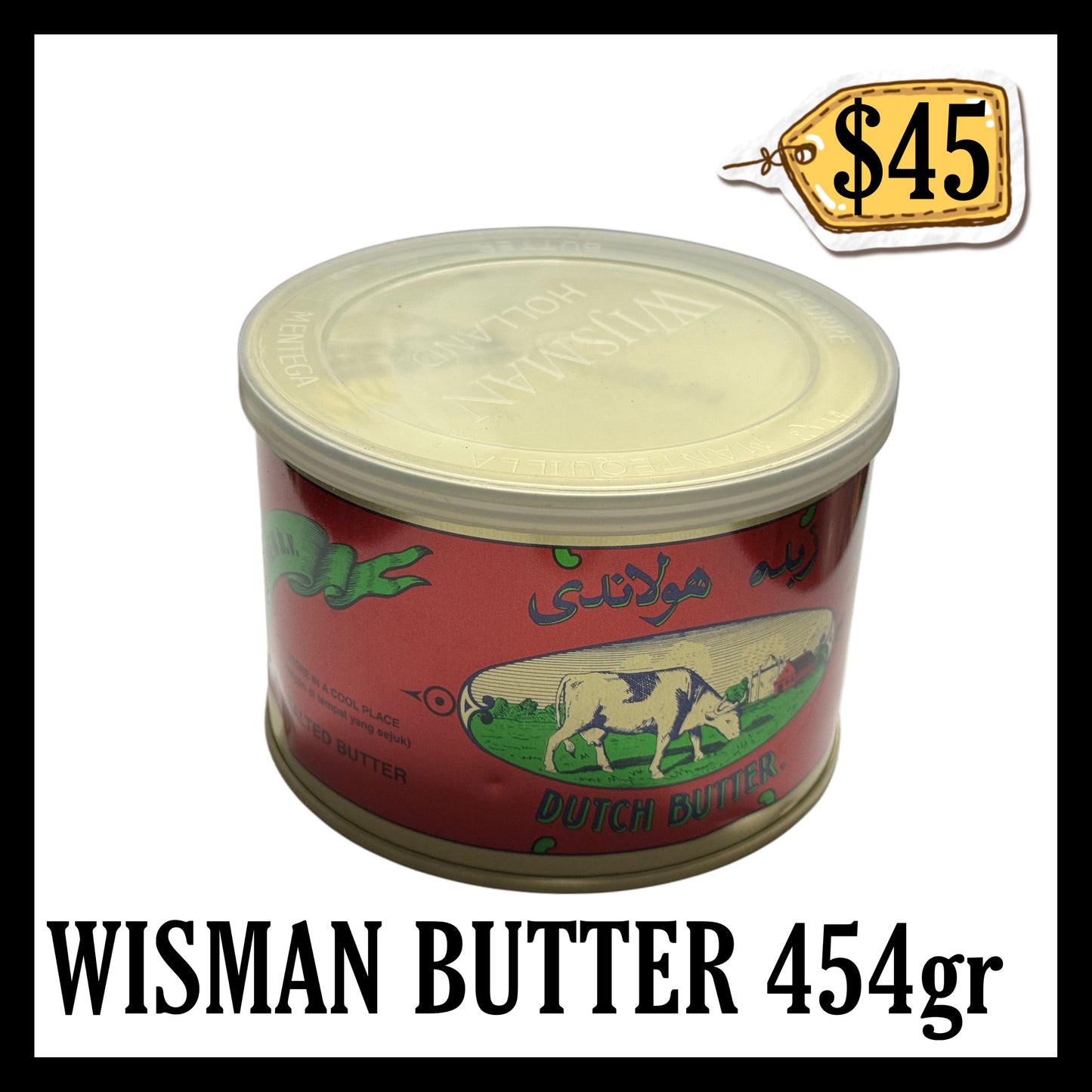 Wisman Butter 454gr (BB 29 JUL 2026)