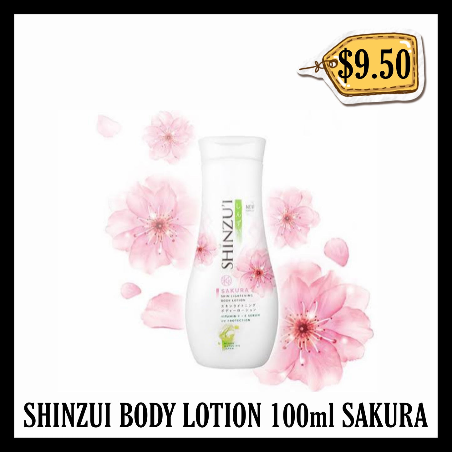Shinzui Body Lotion 100ml Sakura (BBD END DEC 2028)