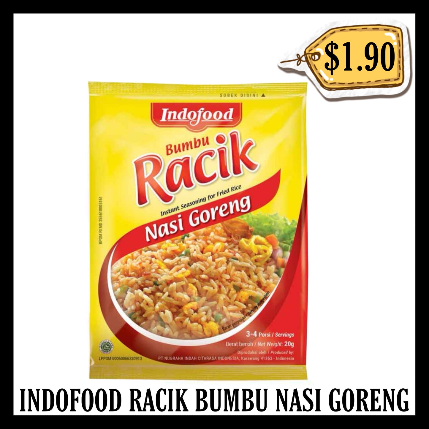 Indofood Racik Bumbu Nasi Goreng (BBD 18 FEB 2027)