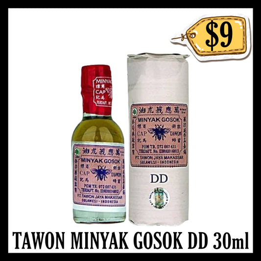 Tawon Minyak Gosok Dd 30ml (BB END AUG 2028)