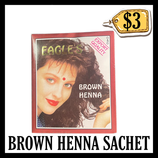 Eagle Henna Sachet Cat Rambut - Brown (BB END NOV 2026)