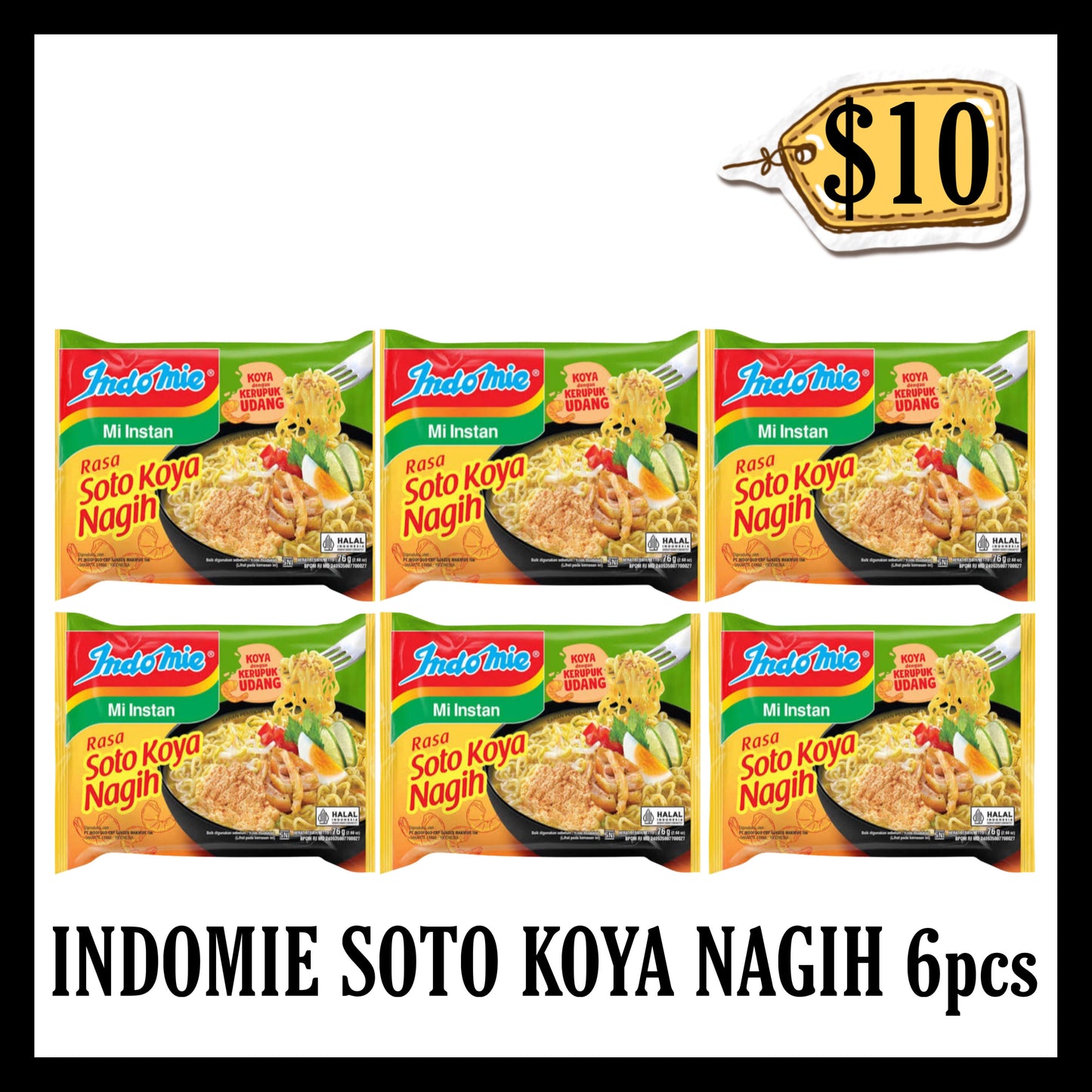 Indomie Kuah Soto Koya Nagih ($10 BUNDLE DEALS)(BBD 19 SEP 2026)